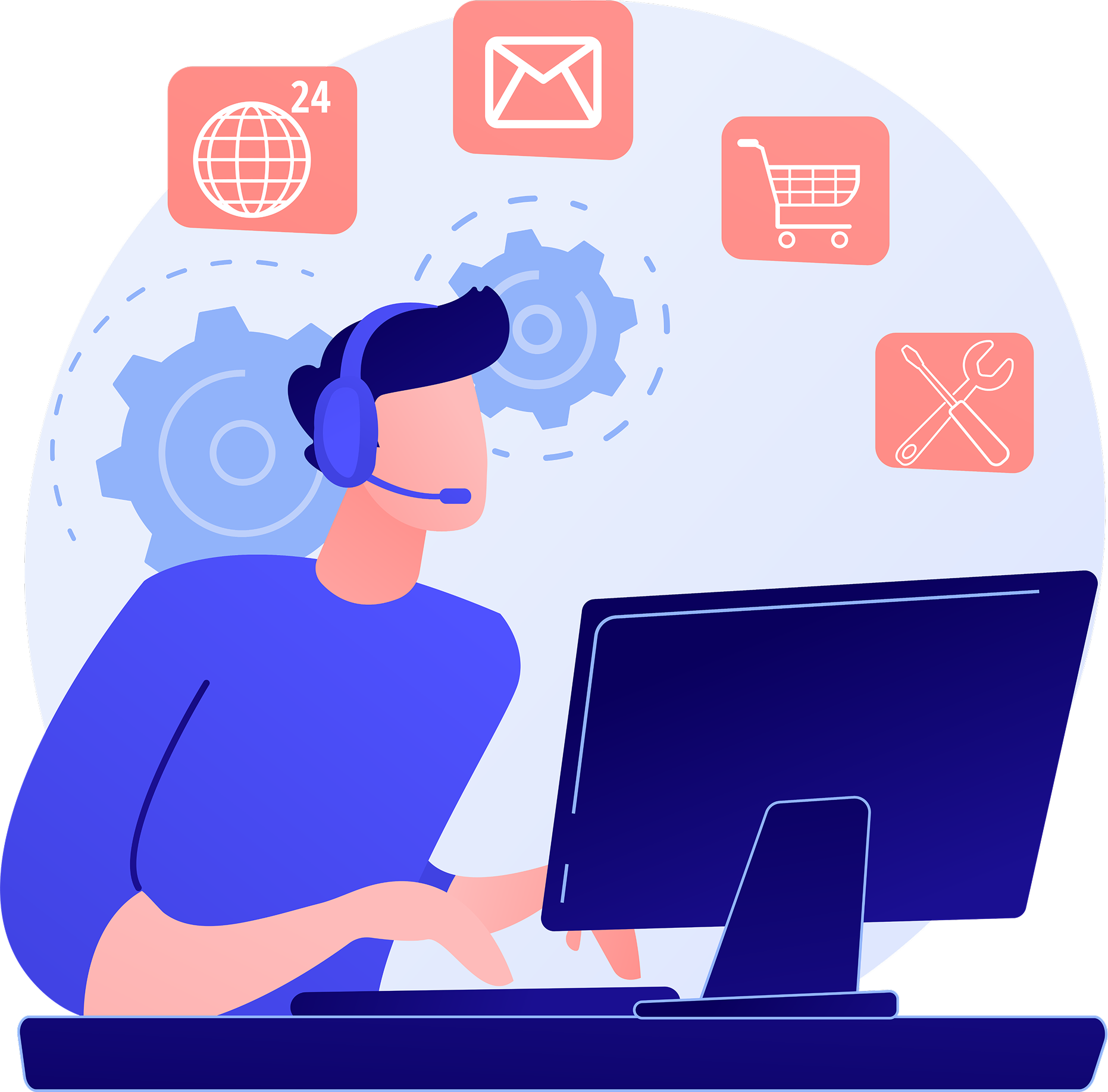 Contact Illustration